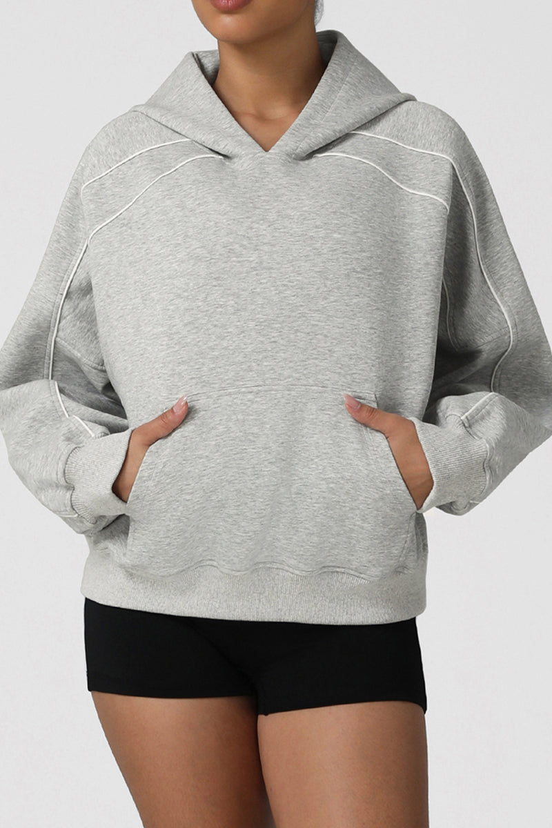 Women Thick Loose Hooded Long Sleeve Sport Hoodie