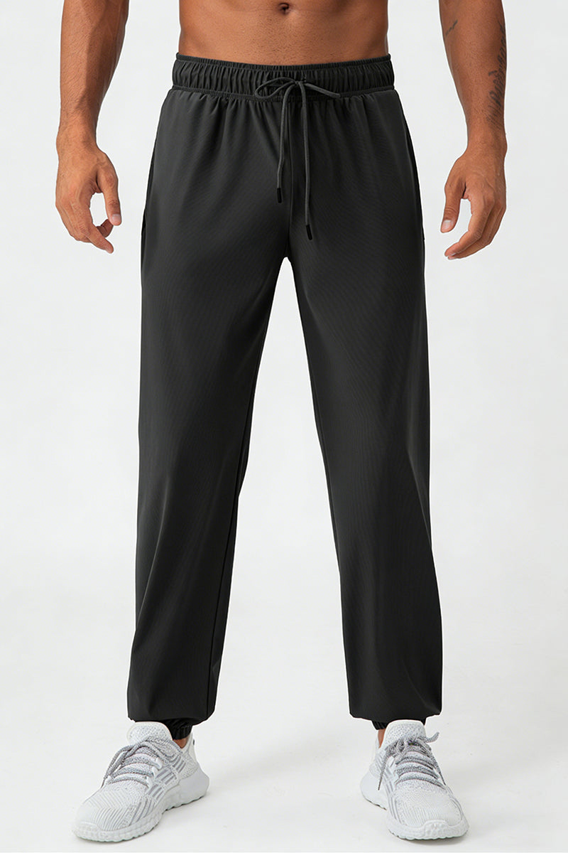 Men's Summer Cooling High-Stretch Drawstring Jogging Pants