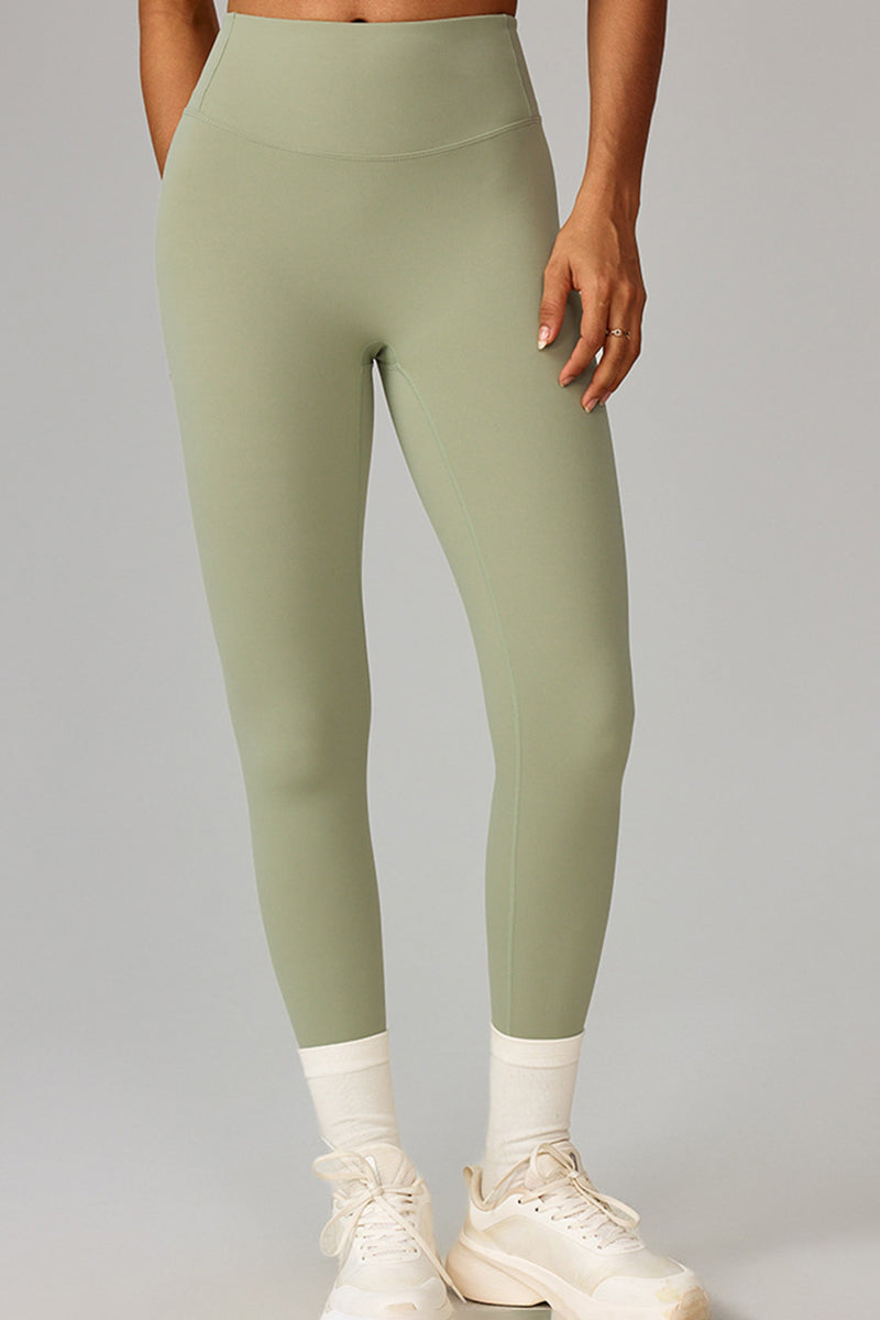 Women High-Waist Quick-Dry Pleated Buttocks Lift Leggings