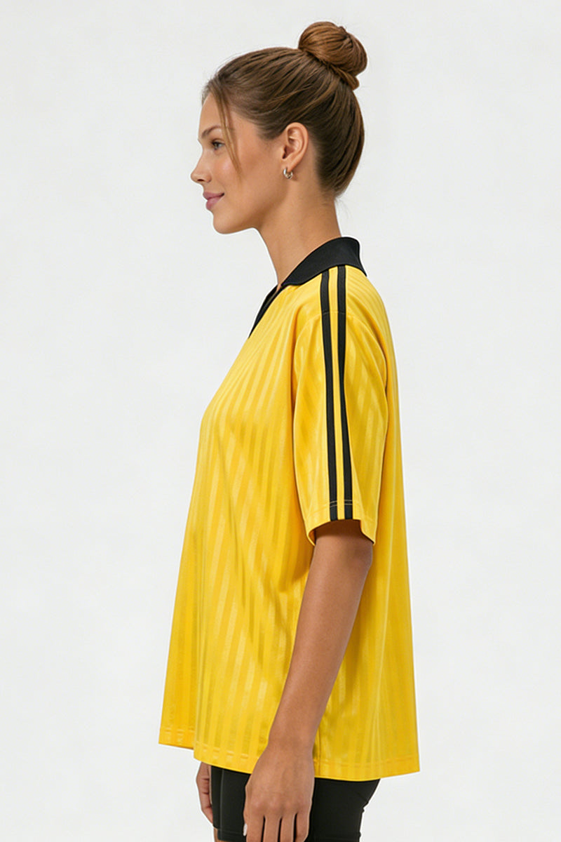 Unisex 165G lightweight retro V-neck sports jersey T-shirt