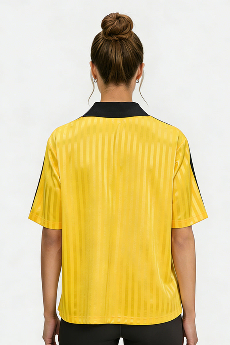 Unisex 165G lightweight retro V-neck sports jersey T-shirt
