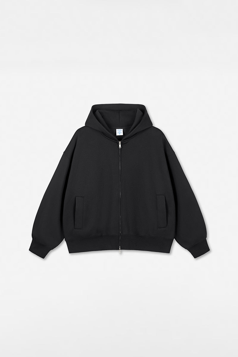 Unisex Warm Double-Zip Hooded Active Jacket