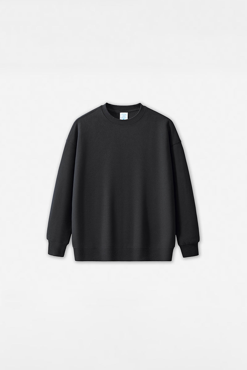 Unisex Loose Solid Color Sweatshirt