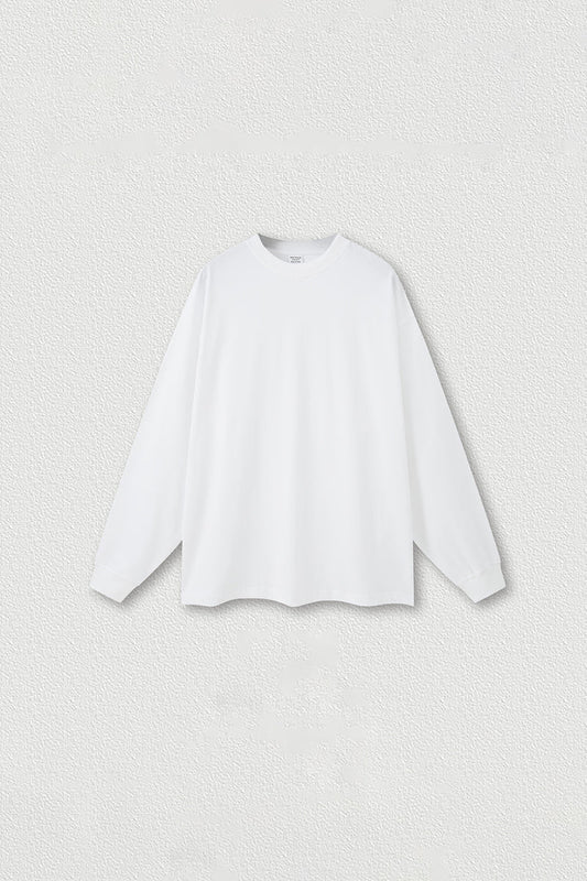 Men's Streetwear Cotton Loose Fitting Solid Pullover