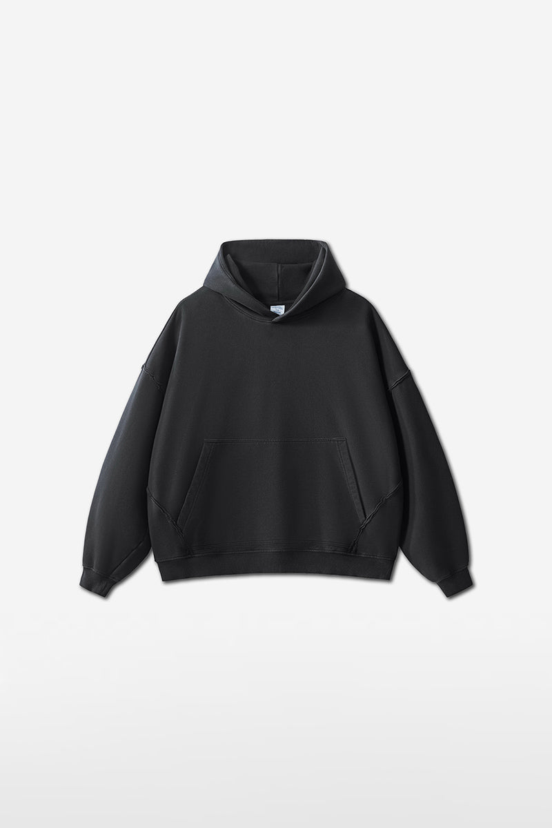 Unisex Vintage Washed Heavyweight Cotton Hoodie