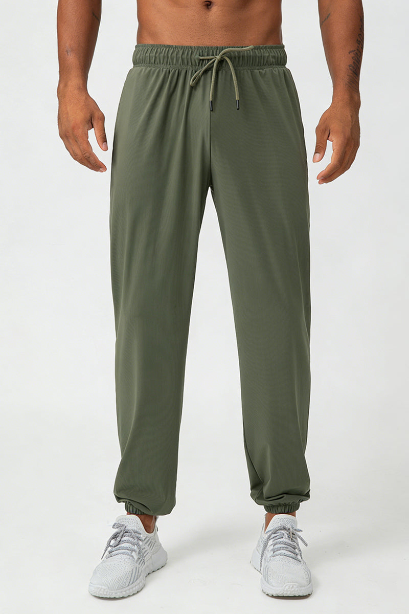 Men's Summer Cooling High-Stretch Drawstring Jogging Pants