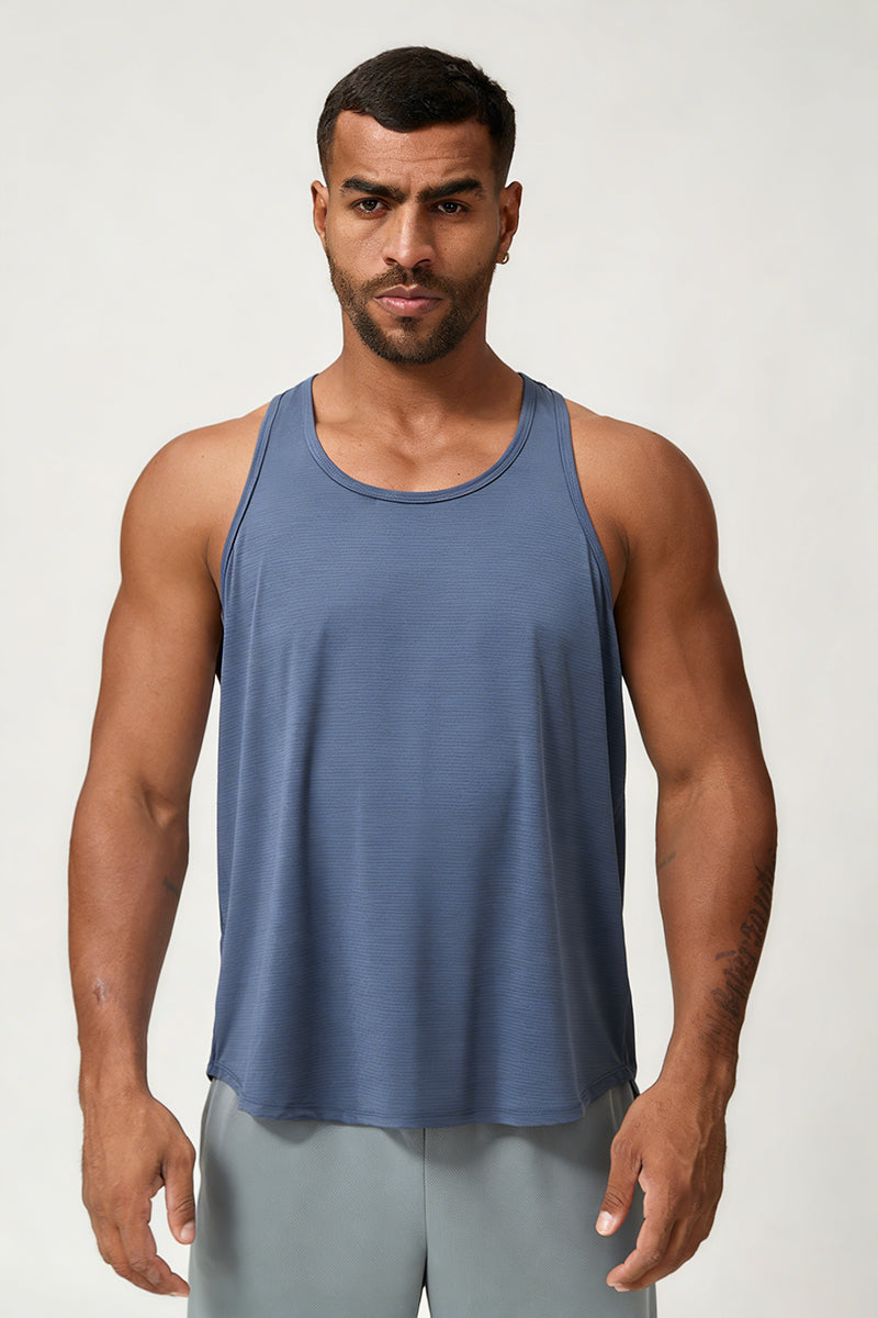Men's Summer Skin-Friendly Breathable Racerback Tank Top