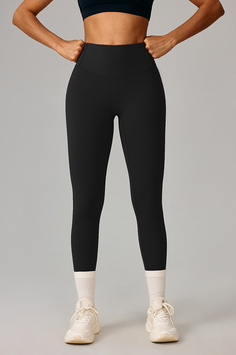 Women High-Waist Quick-Dry Pleated Buttocks Lift Leggings