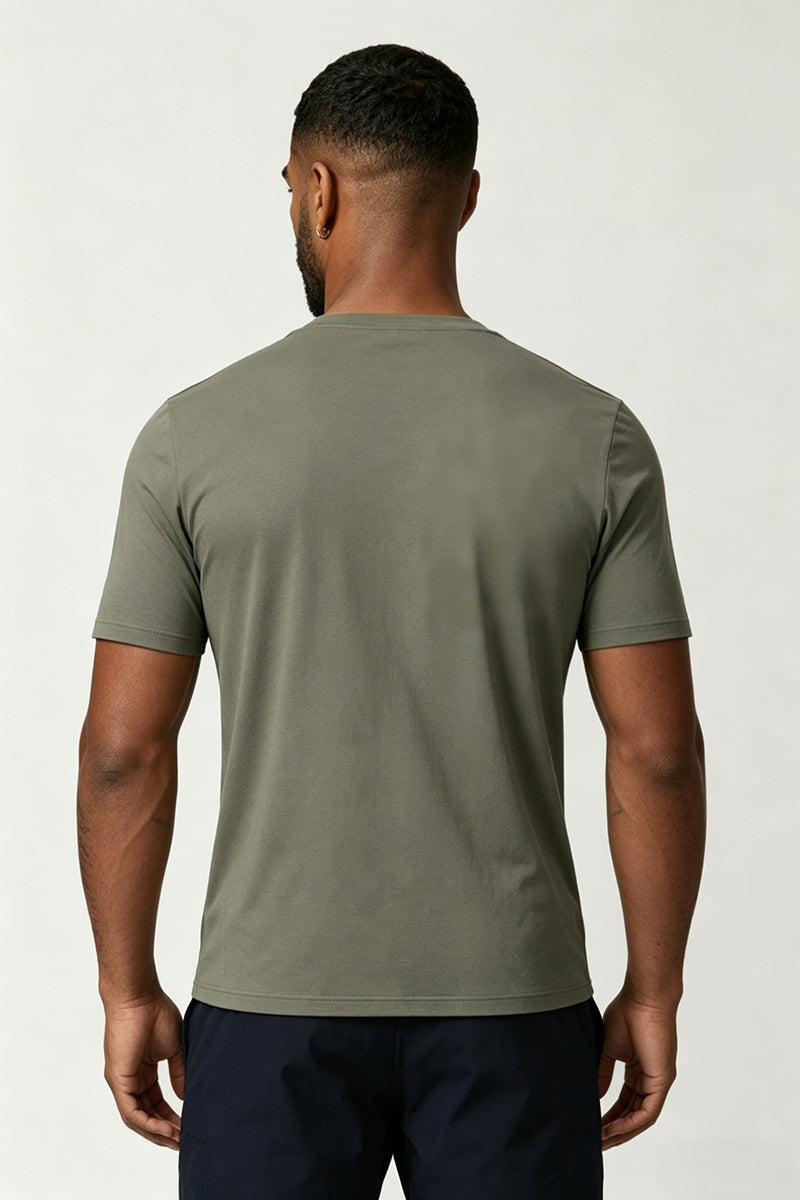 Men's Summer Sports Zippered Pocket Quick-Drying T-shirt