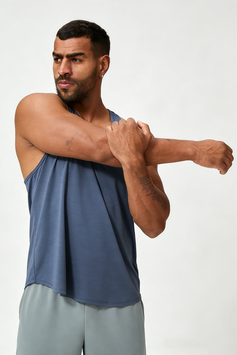 Men's Summer Skin-Friendly Breathable Racerback Tank Top