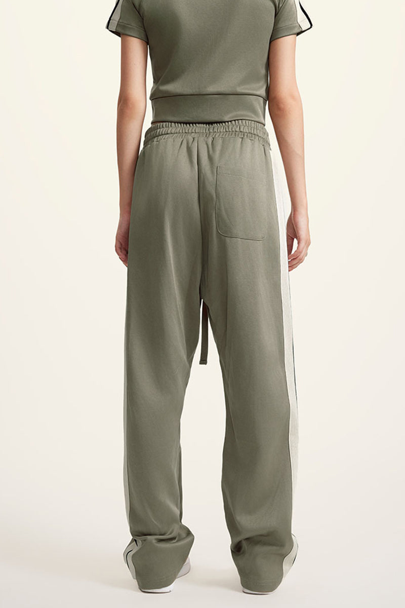 Sports Pants with Side Stripes - Elastic Joggers for Training & Casual