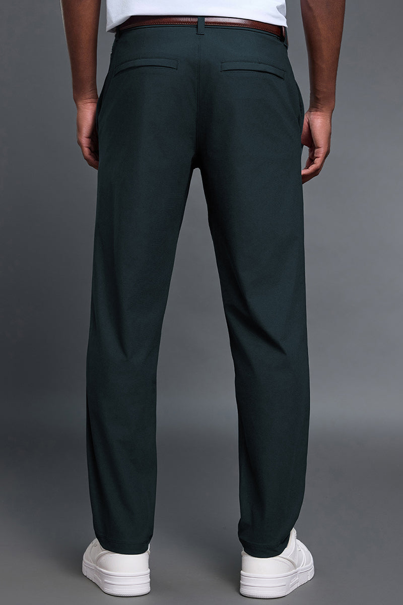 Men Comfortable Loose Straight Leg Business Casual Dress Pants
