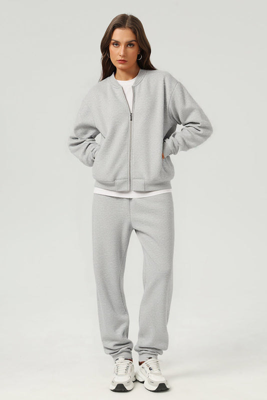 Unisex Cleanfit Fleece Zip-Up Jacket And Pants