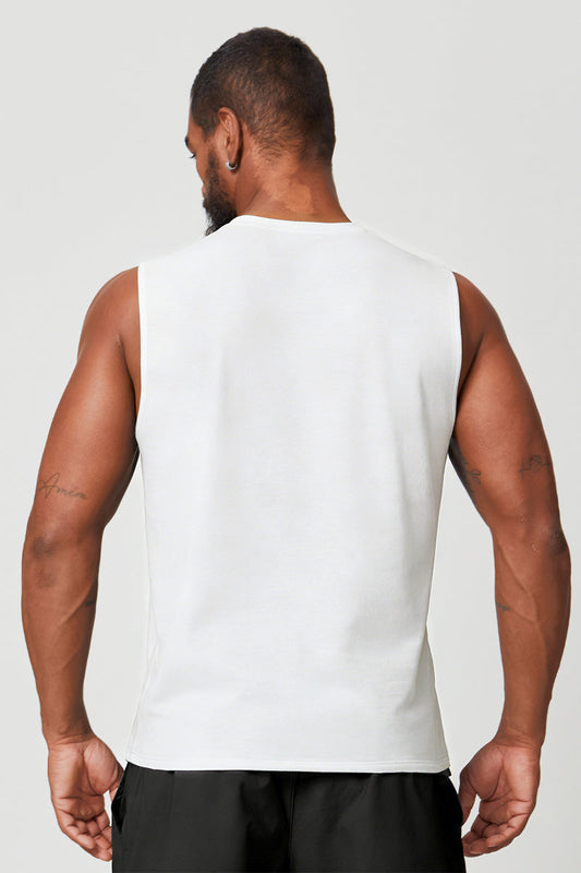 Men's Summer Cool Breathable Wide Strap Sleeveless Tank Top