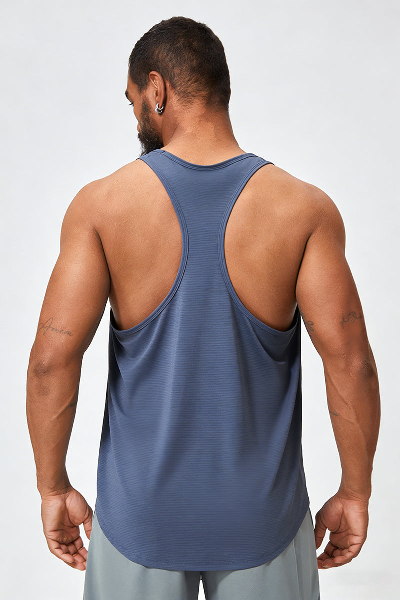 Men's Summer Skin-Friendly Breathable Racerback Tank Top