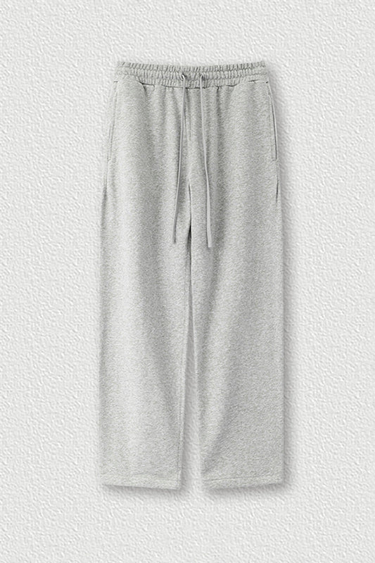 Solid Color Straight Leg Pants
