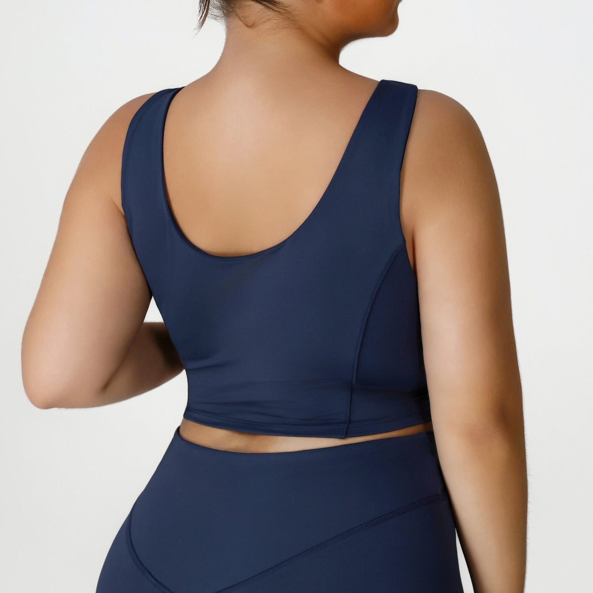 Plus Size Women Seamless U-Neck High Stretch  Bra