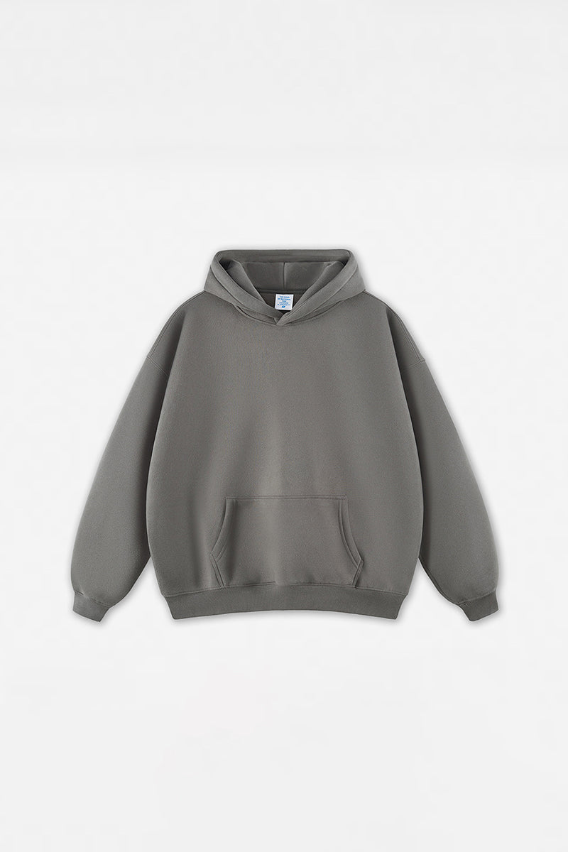 Unisex Solid Color Loose Hoodie