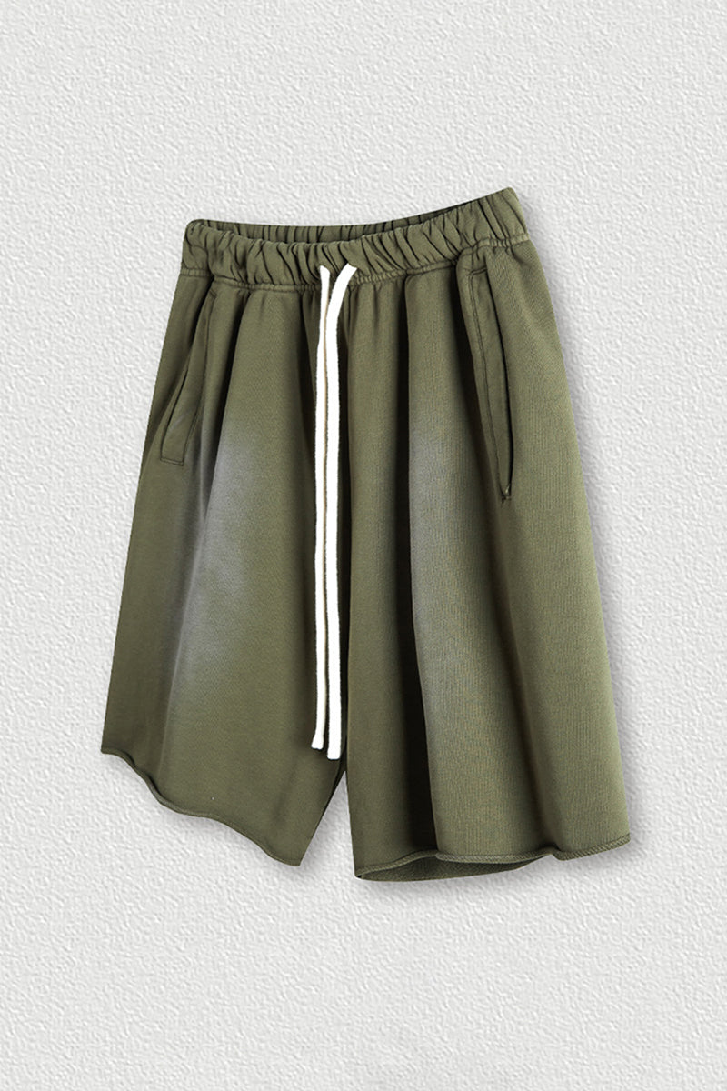 Unisex Heavy Washed Gradient Shorts - Vintage Monkey Wash Cargo Shorts