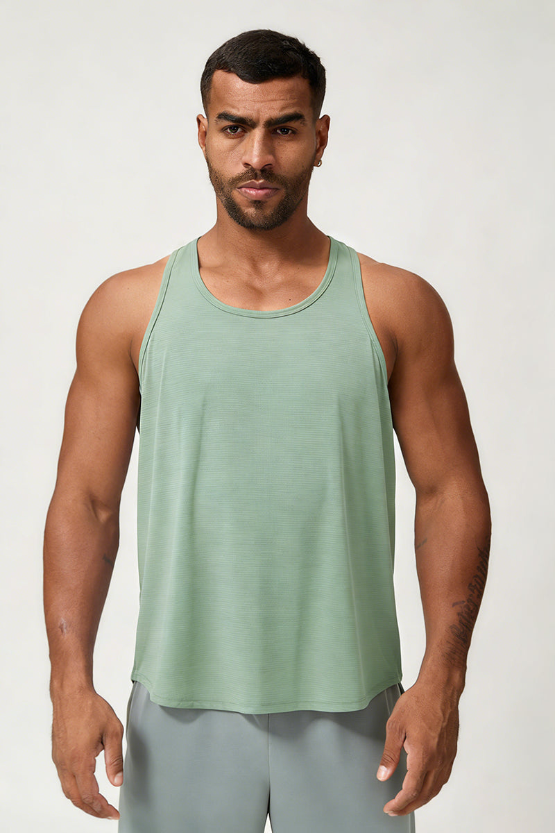 Men's Summer Skin-Friendly Breathable Racerback Tank Top