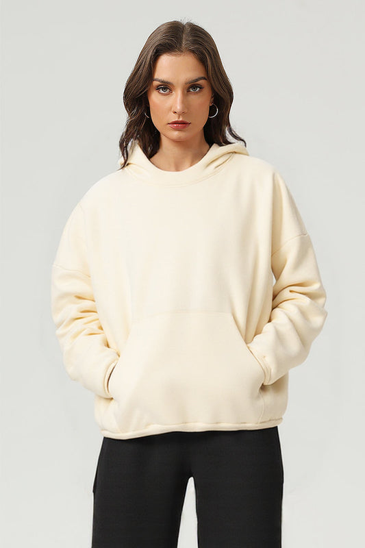Unisex Oversized Cropped Hoodie Kanye Style