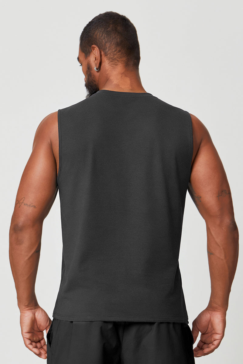 Men's Summer Cool Breathable Wide Strap Sleeveless Tank Top