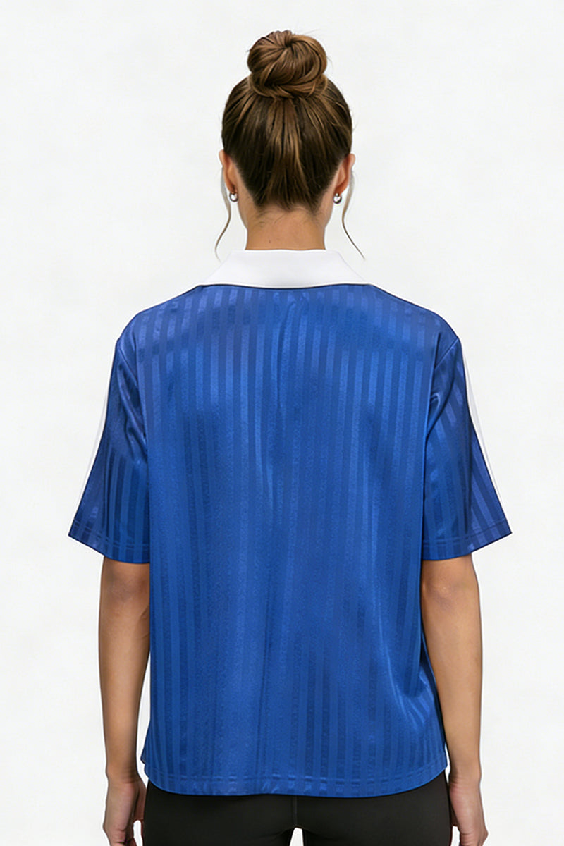 Unisex 165G lightweight retro V-neck sports jersey T-shirt