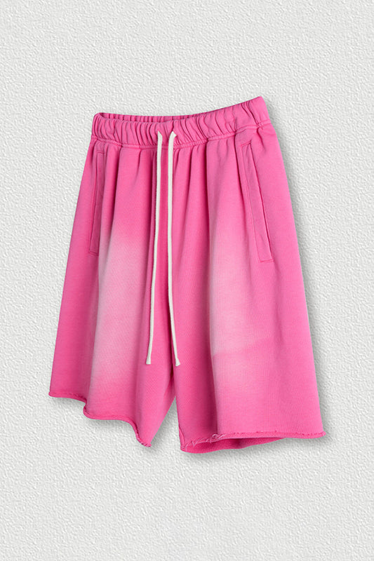Unisex Heavy Washed Gradient Shorts - Vintage Monkey Wash Cargo Shorts