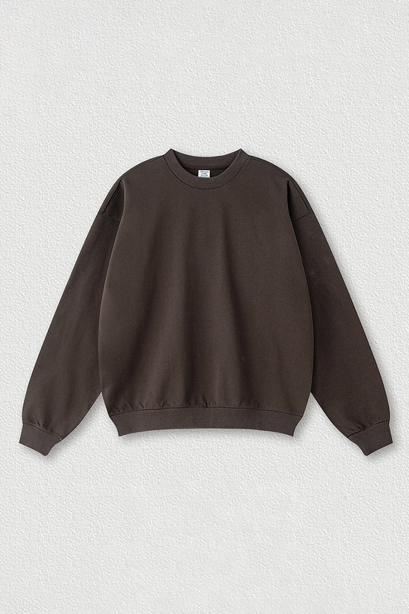 Loose-fitting crewneck sweatshirt