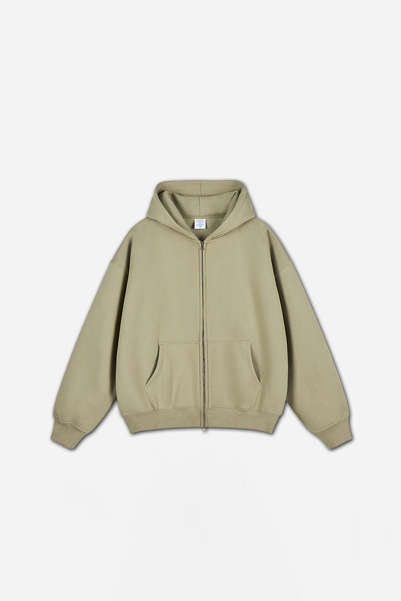 Unisex Wasteland Double Zip Hooded Jacket