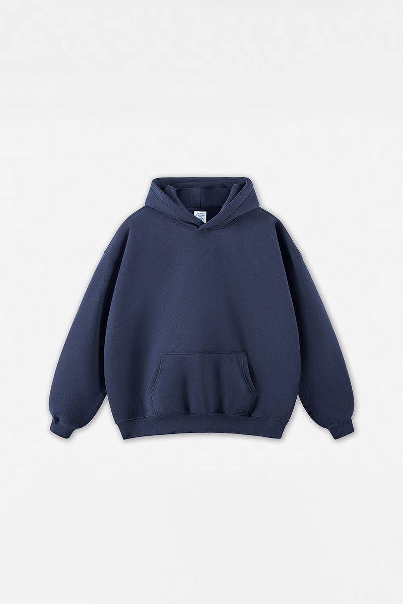 Unisex Solid Color Loose Hoodie