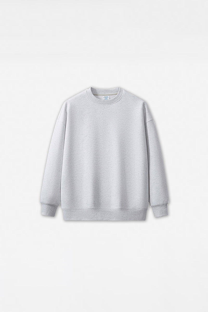 Unisex Loose Solid Color Sweatshirt