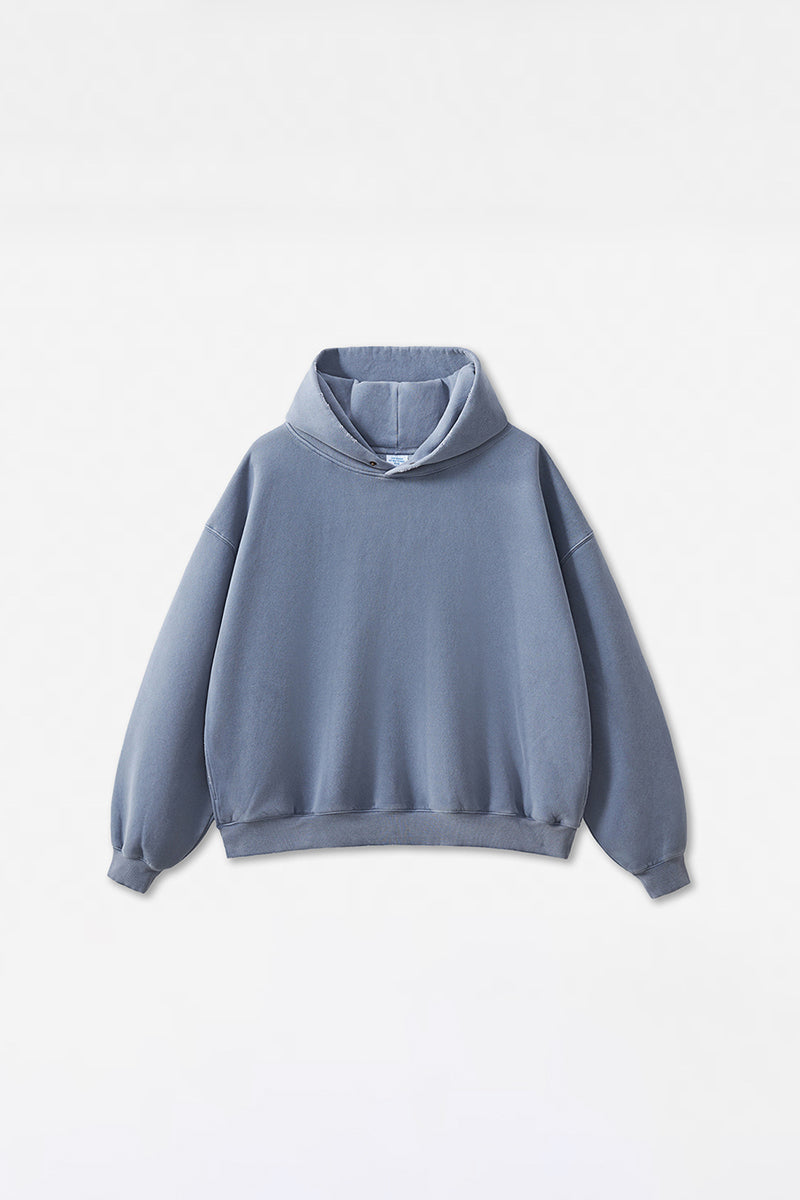 Unisex Boxy Loose Fleece Hoodie