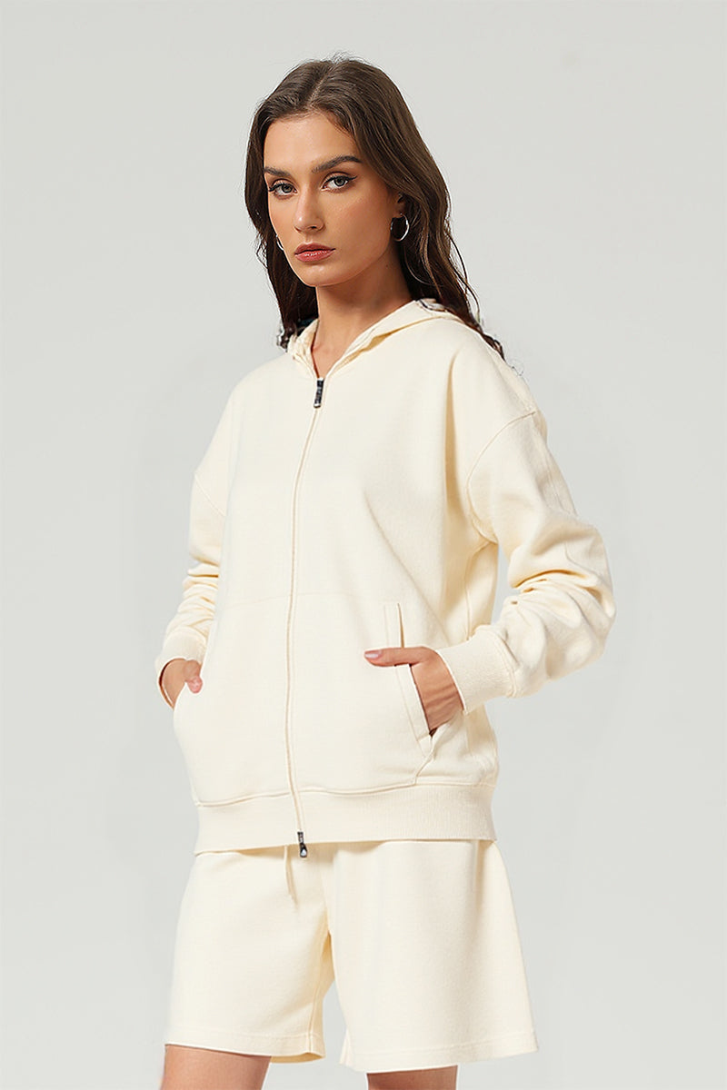 Unisex Zipper Hooded Street Style Zip Jacket