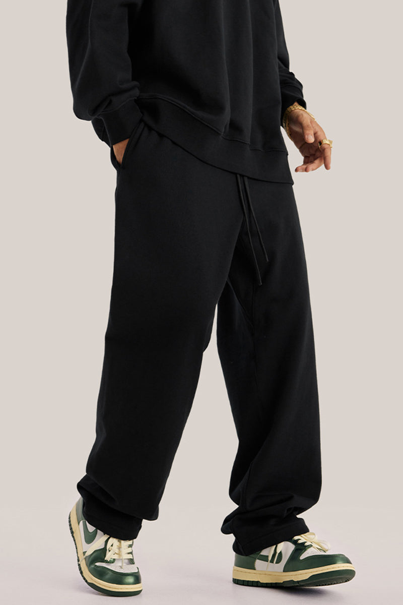 Men's loose straight-leg athletic trousers