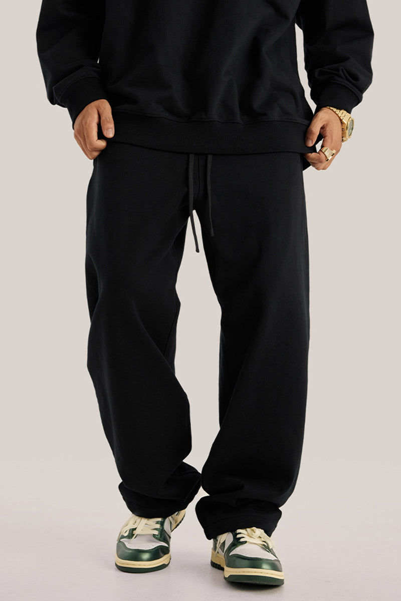 Men's loose straight-leg athletic trousers