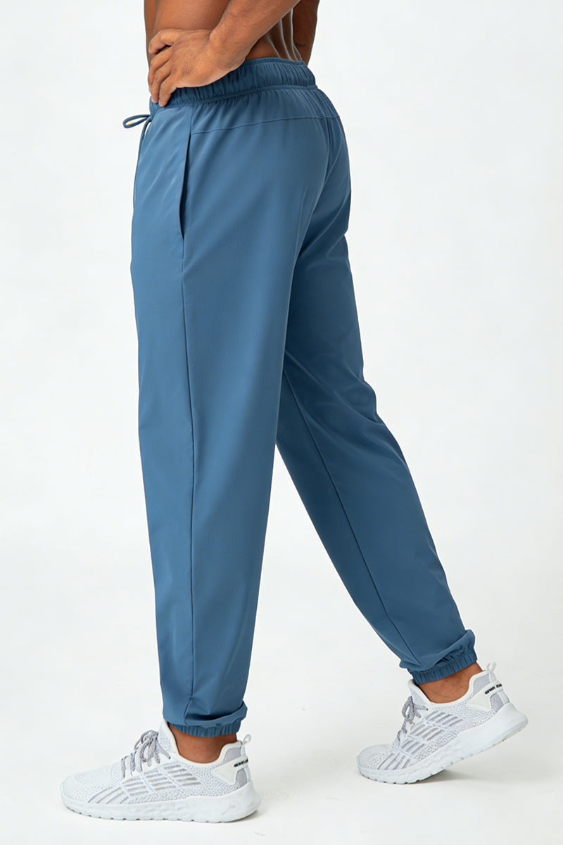 Men's Summer Cooling High-Stretch Drawstring Jogging Pants