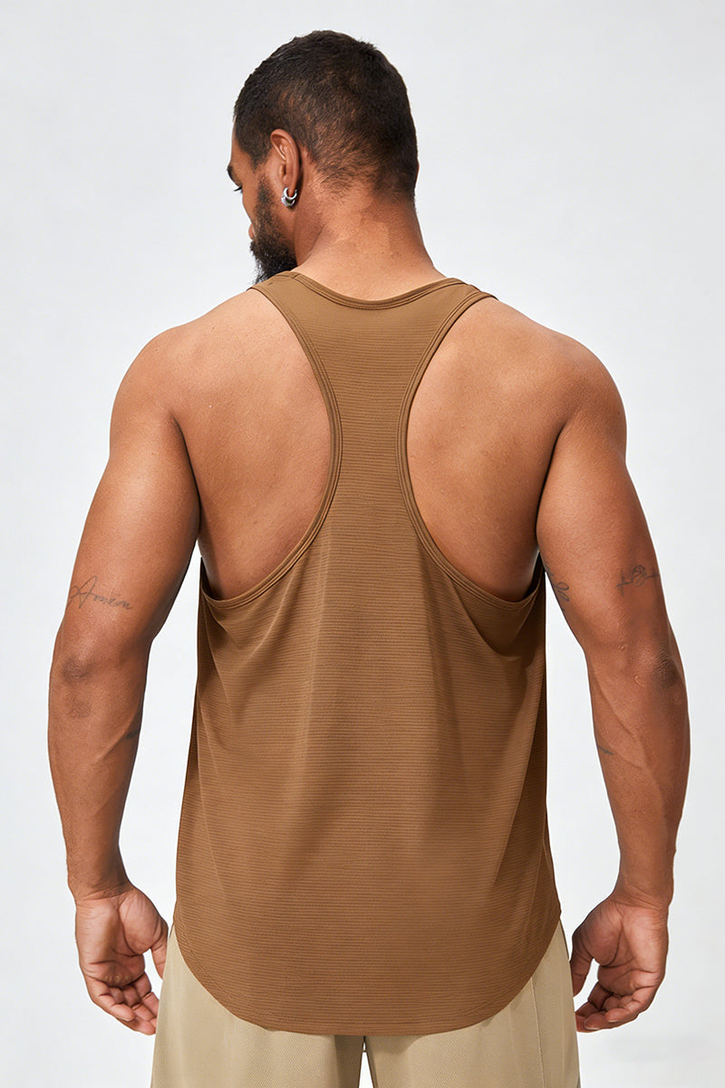Men's Summer Skin-Friendly Breathable Racerback Tank Top