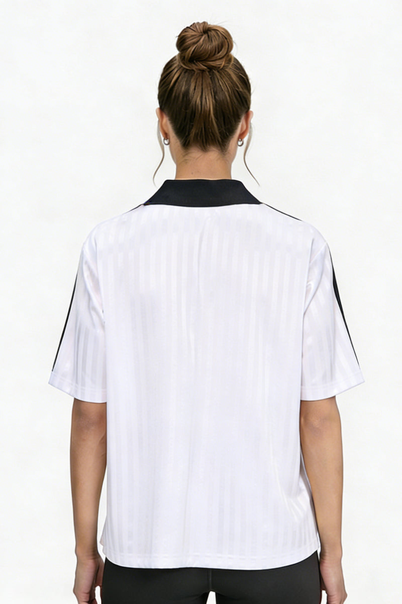 Unisex 165G lightweight retro V-neck sports jersey T-shirt