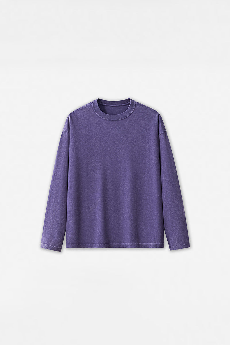 Unisex Casual Pure Cotton Long Sleeves