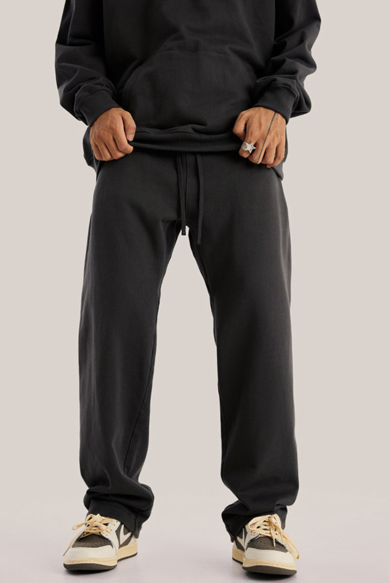 Men's loose straight-leg athletic trousers