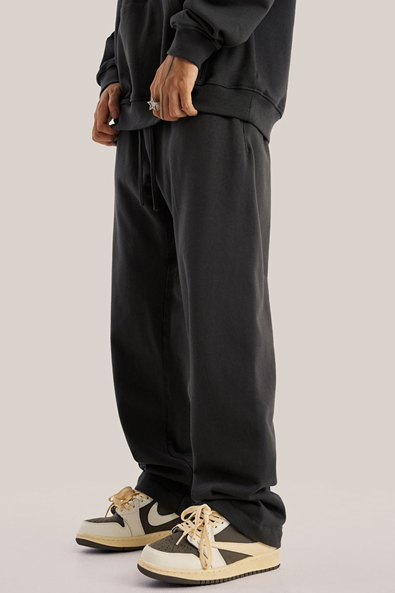 Men's loose straight-leg athletic trousers