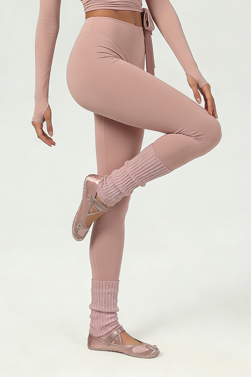 Women's Athletic Ballet V-line Yoga Leggings