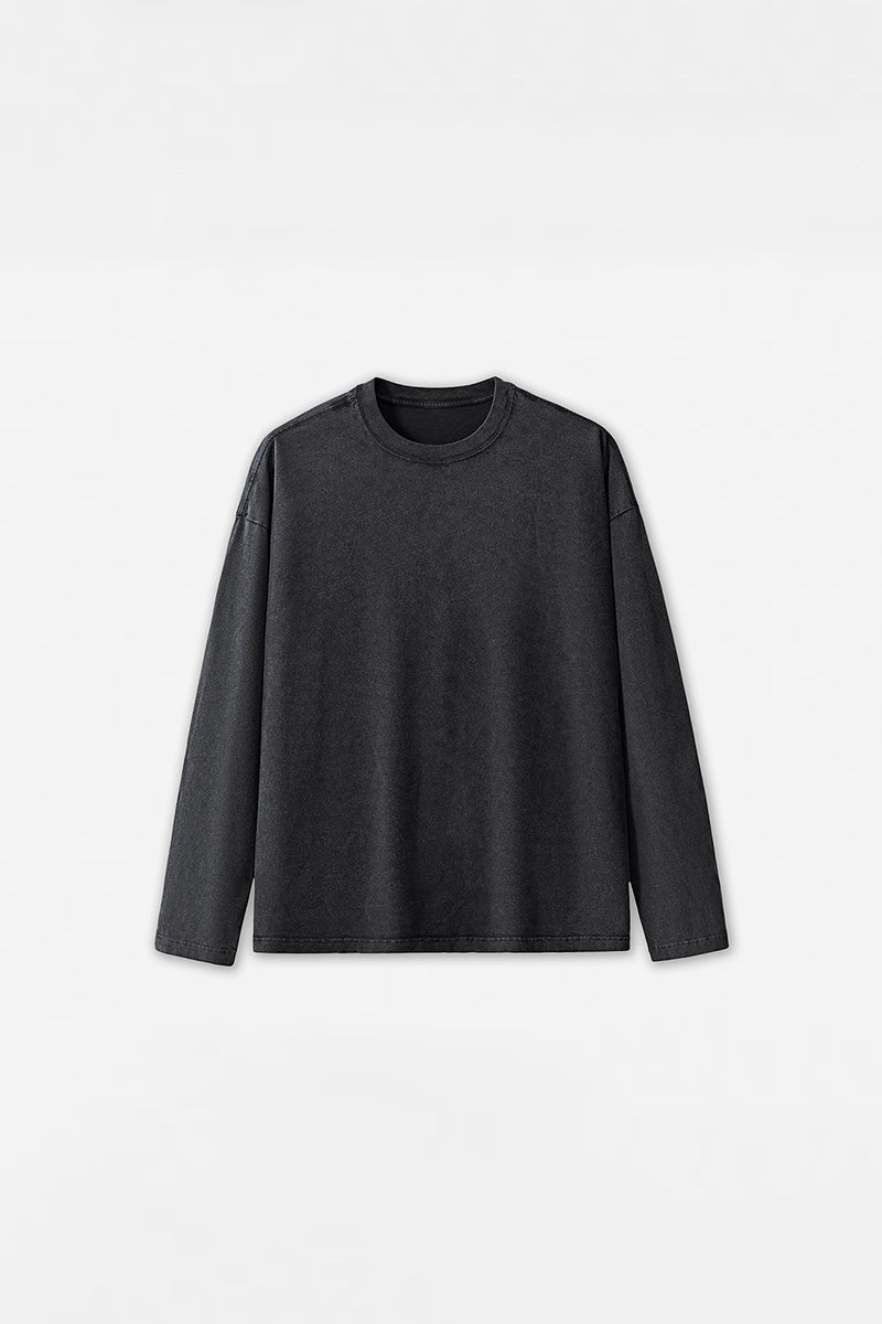 Unisex Casual Pure Cotton Long Sleeves
