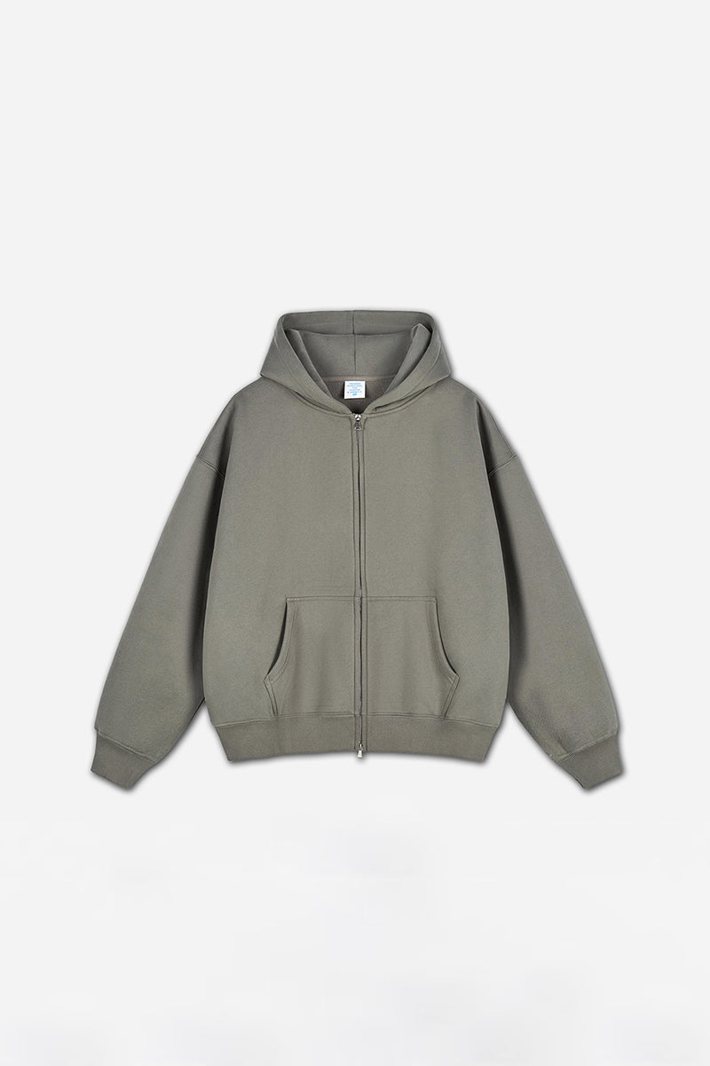 Unisex Wasteland Double Zip Hooded Jacket