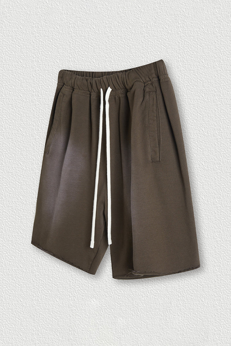 Unisex Heavy Washed Gradient Shorts - Vintage Monkey Wash Cargo Shorts