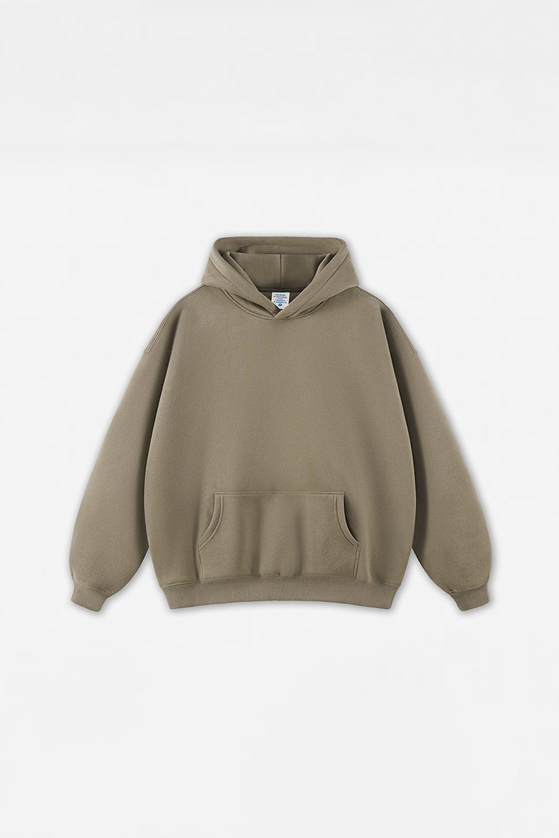 Unisex Solid Color Loose Hoodie