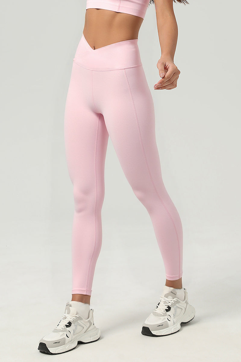 Women's Athletic Cross-waist  Slimming Yoga Leggings