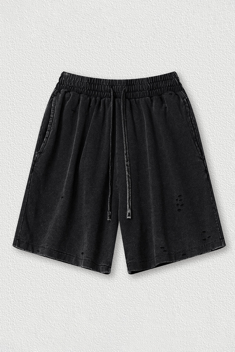 Loose Washed Athletic Shorts - Unisex Casual Sports Shorts