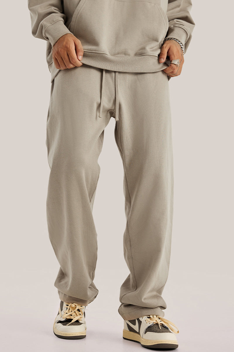 Men's loose straight-leg athletic trousers
